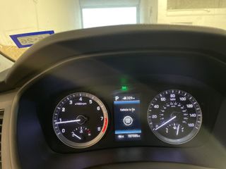 2019 Hyundai Sonata Limited - Interior Dashboard With Vehicle Running Image